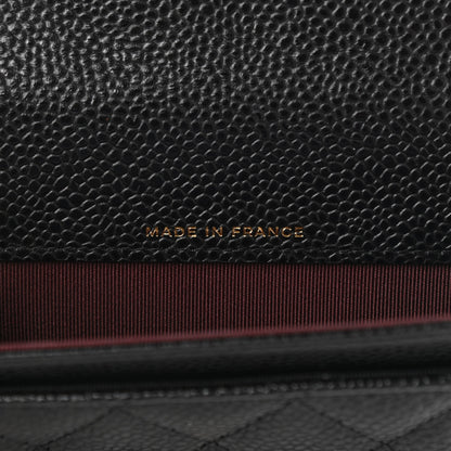 Chanel Caviar Quilted Flap Card Holder Black 7 of 8