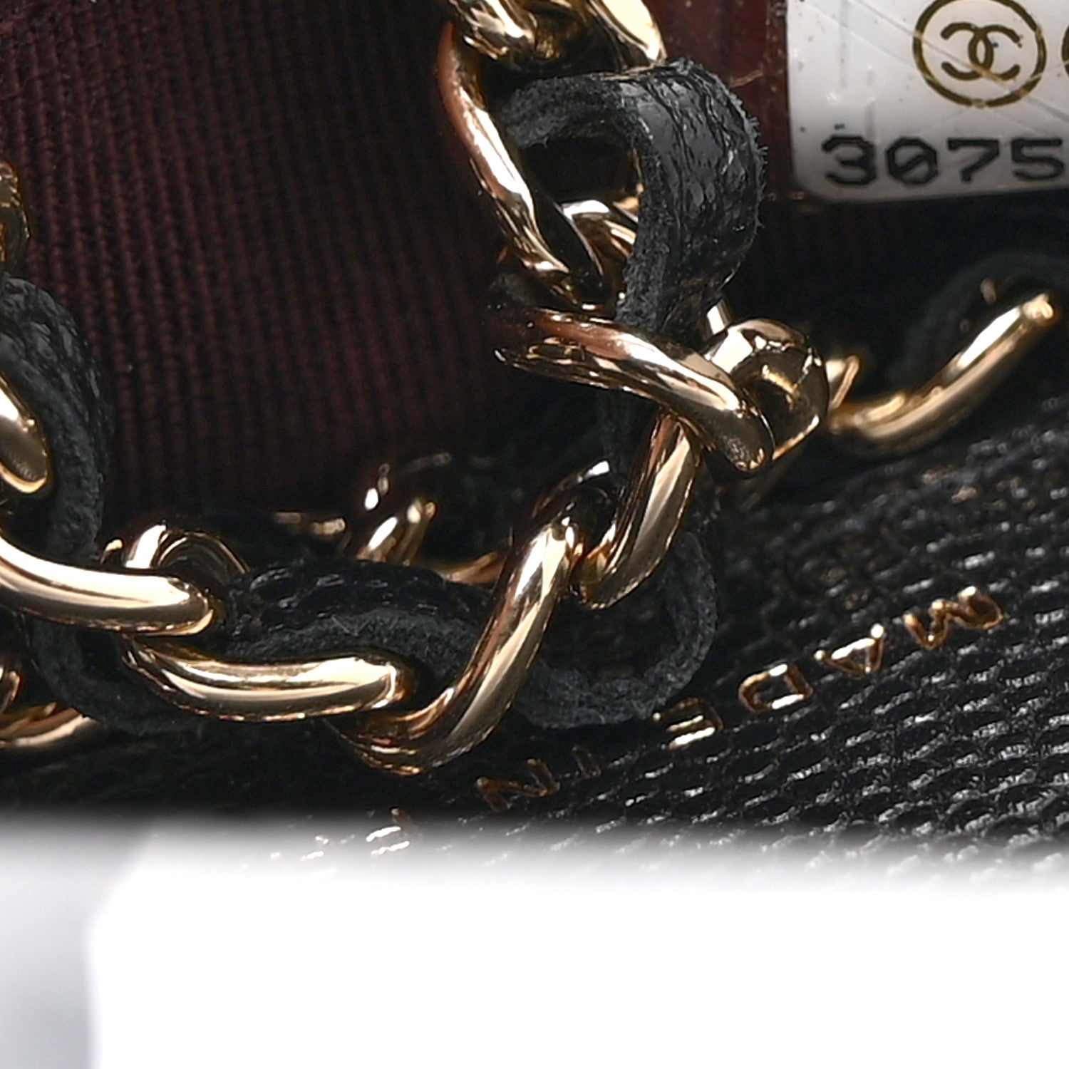 Chanel Caviar Quilted Mini Chain Belt Bag Black 8 of 11