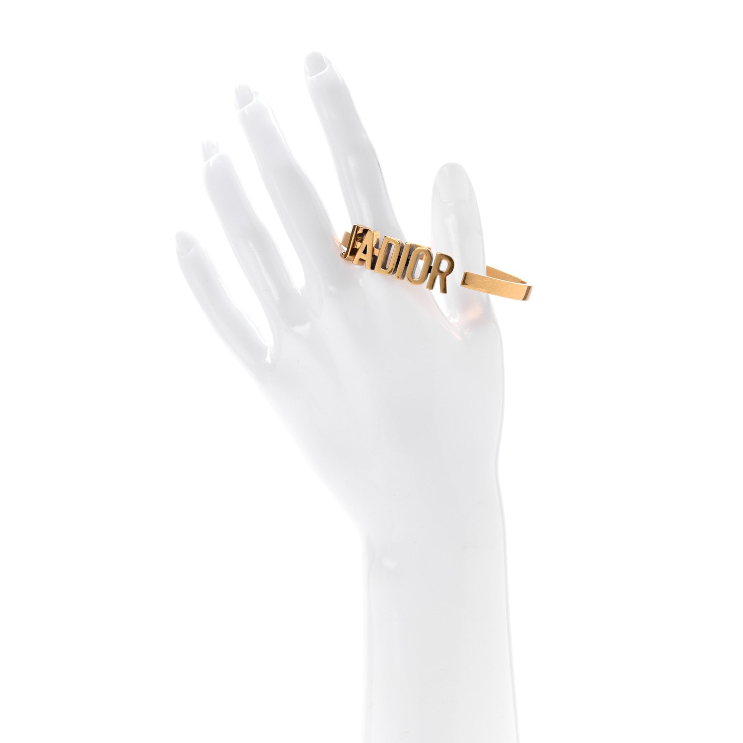 Christian Dior Metal J'Adior Bracelet Cuff Gold 2 of 5