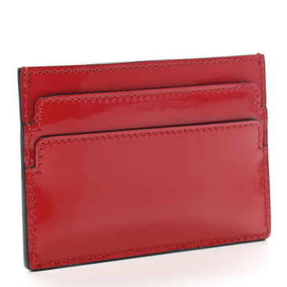Alexander McQueen Patent Skull Card Holder Crimson 3 of 6
