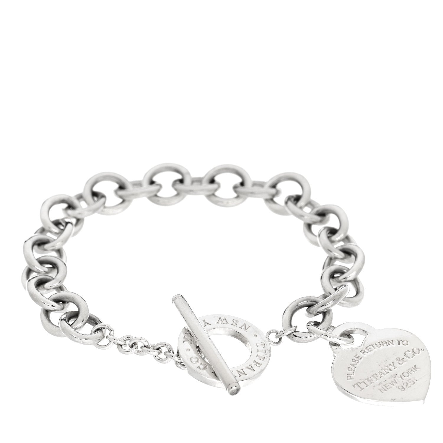 Tiffany Sterling Silver Return To Tiffany Heart Tag Toggle