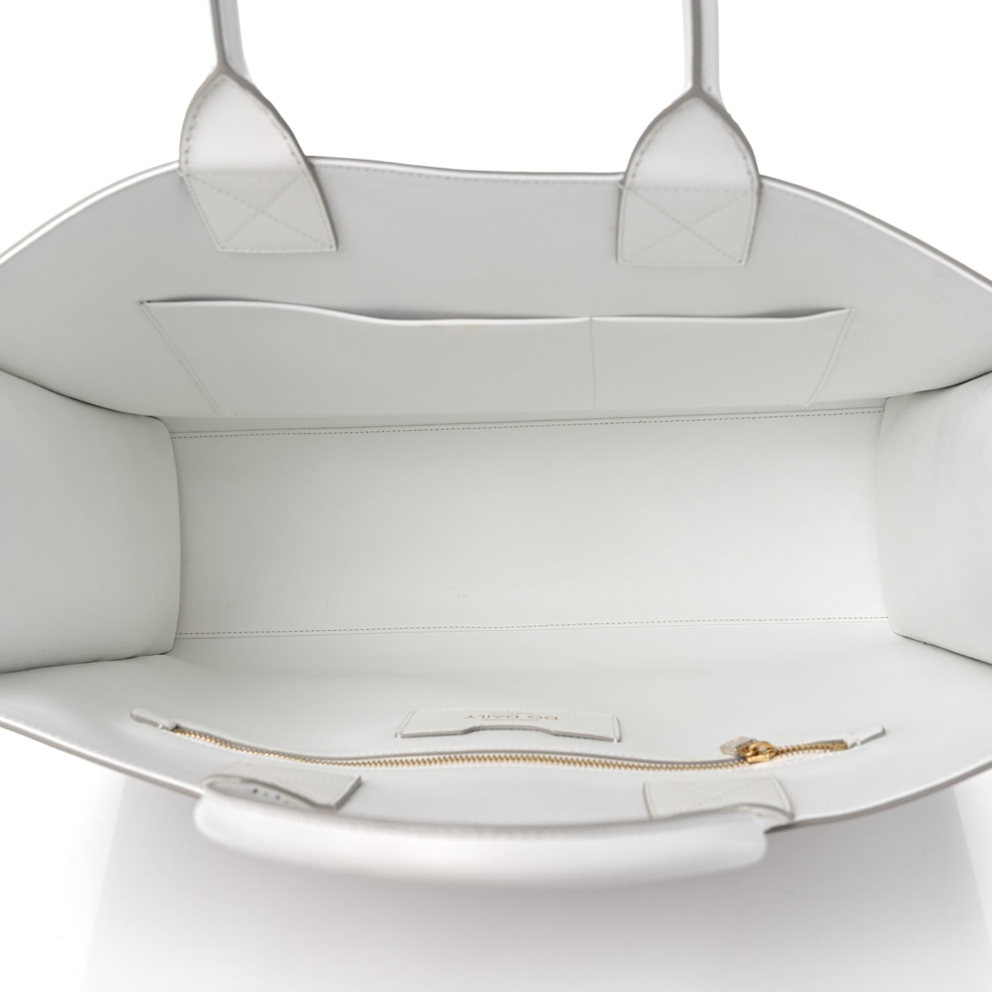 Calfskin Medium DG Daily Shopper Tote Black White