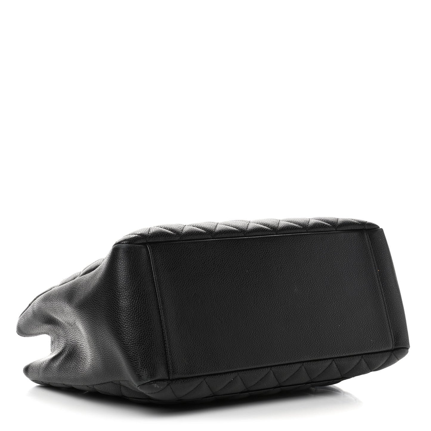 Caviar Quilted Grand Shopping Tote GST Black