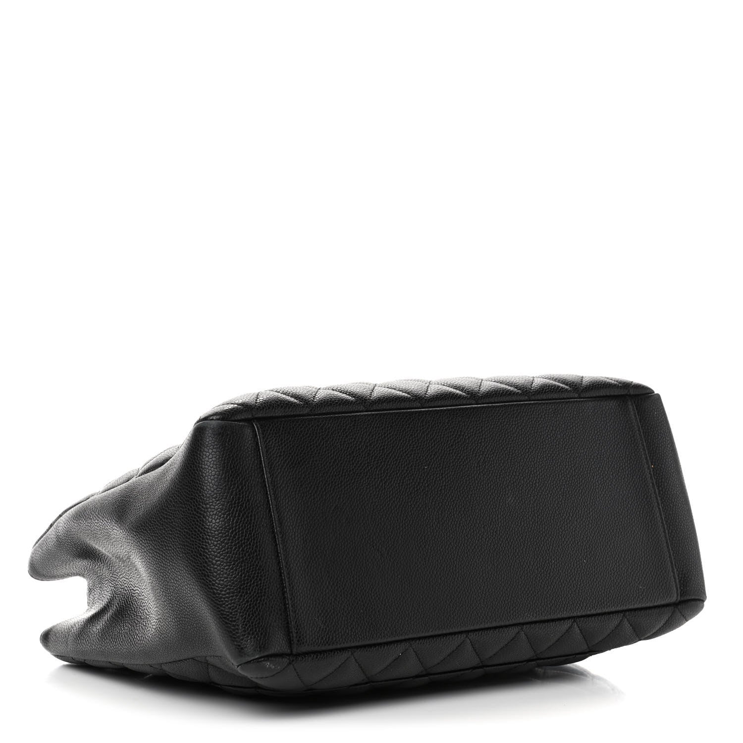 Chanel Caviar Quilted Grand Shopping Tote GST Black 3 of 4