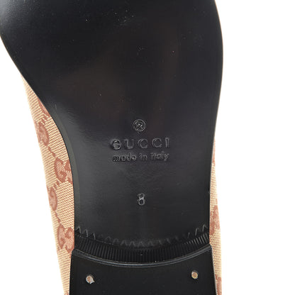Gucci X MLB GG Monogram LA Dodgers Embroidered Mens Loafers 8 Beige Ruggine Black 8 of 10