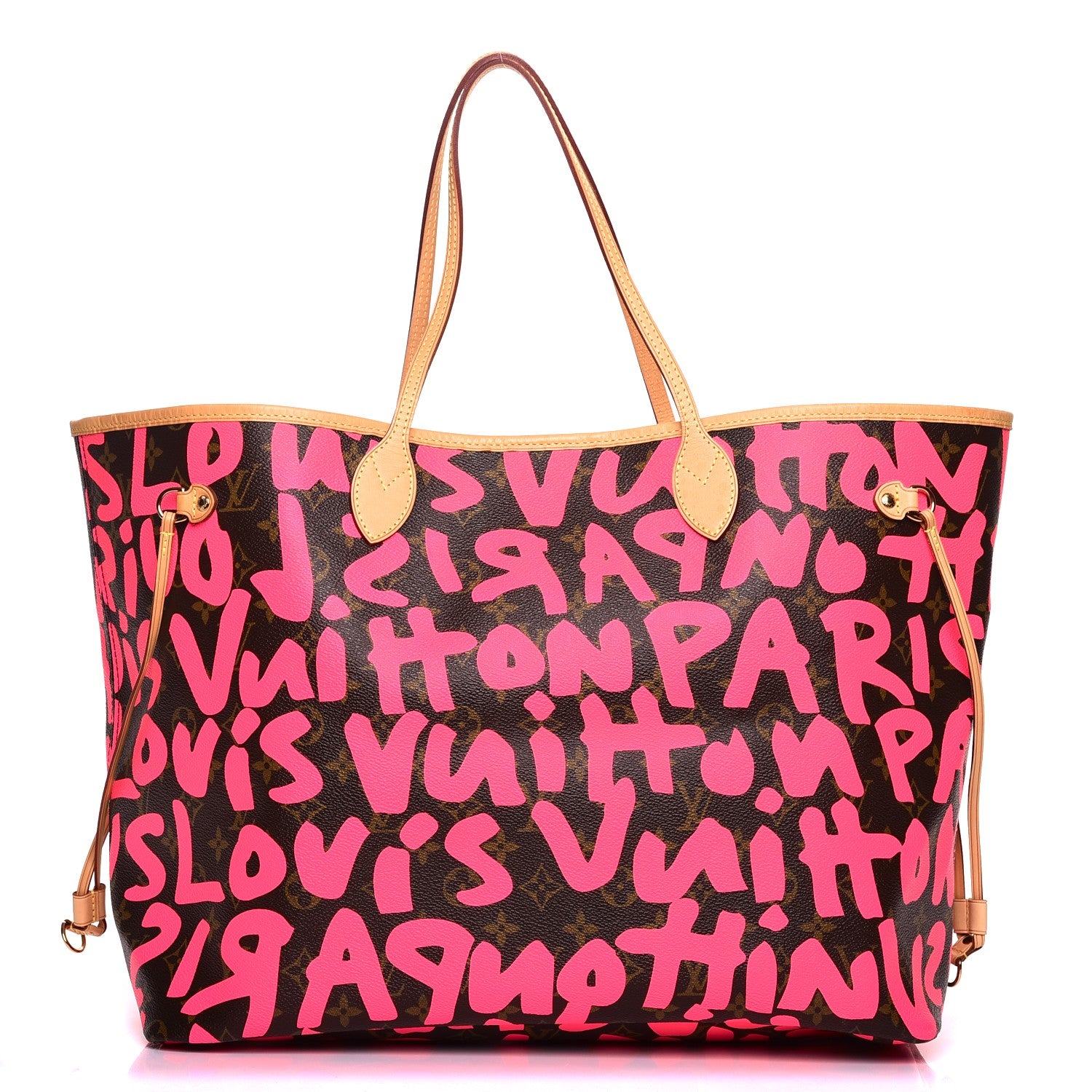 Louis Vuitton Monogram Graffiti Neverfull GM Fuchsia 1 of 8