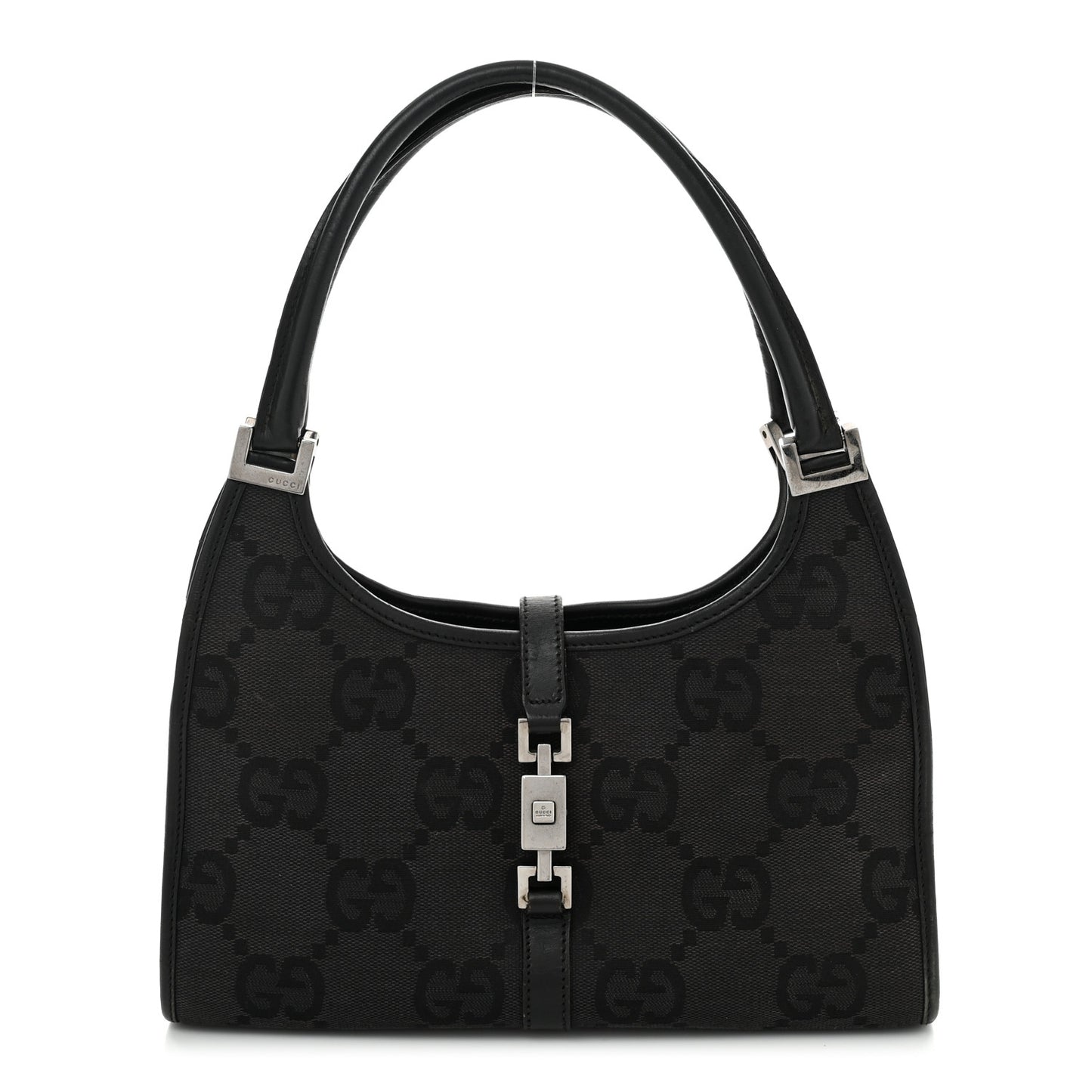 Monogram Small Bardot Black