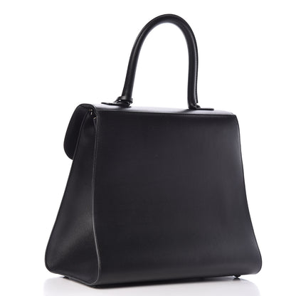 Delvaux Calfskin MM L'Humour Brillant Satchel Black 3 of 8
