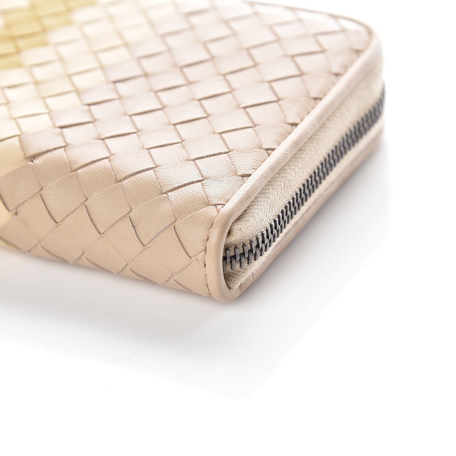 Bottega Veneta Nappa Intrecciato Zip Around Wallet Mink Multicolor 6 of 10
