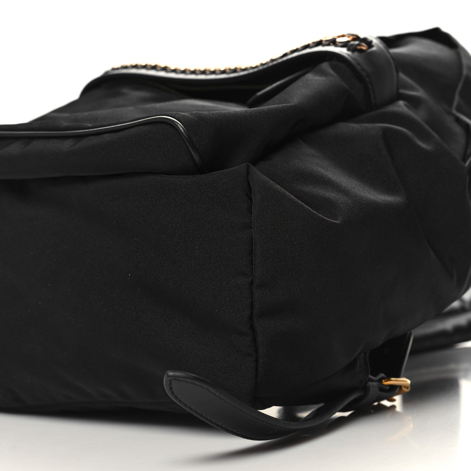 Stella McCartney Nylon Eco Alter Nappa Mini Falabella GO Backpack Black 9 of 9