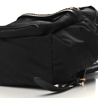 Stella McCartney Nylon Eco Alter Nappa Mini Falabella GO Backpack Black 9 of 9
