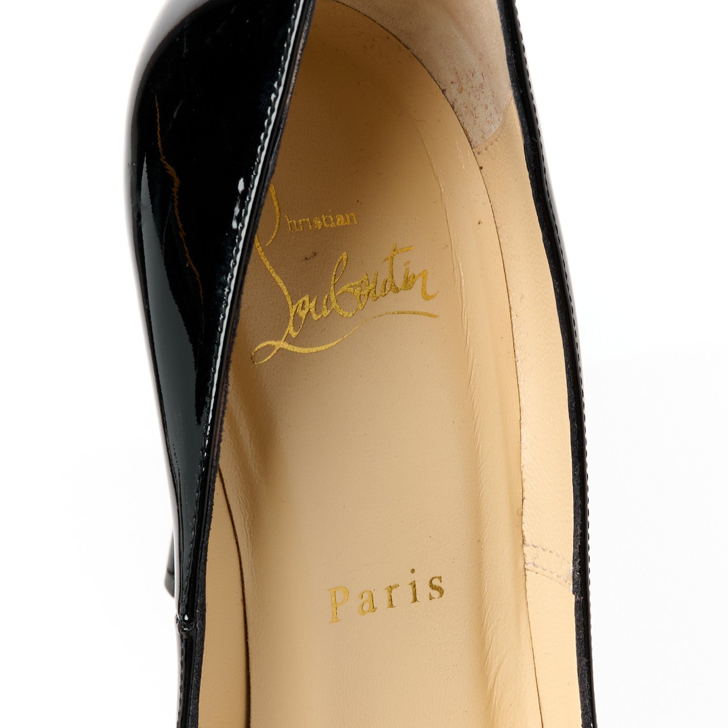 Christian Louboutin Patent New Very Prive 120 Pumps 37 Black 8 of 9