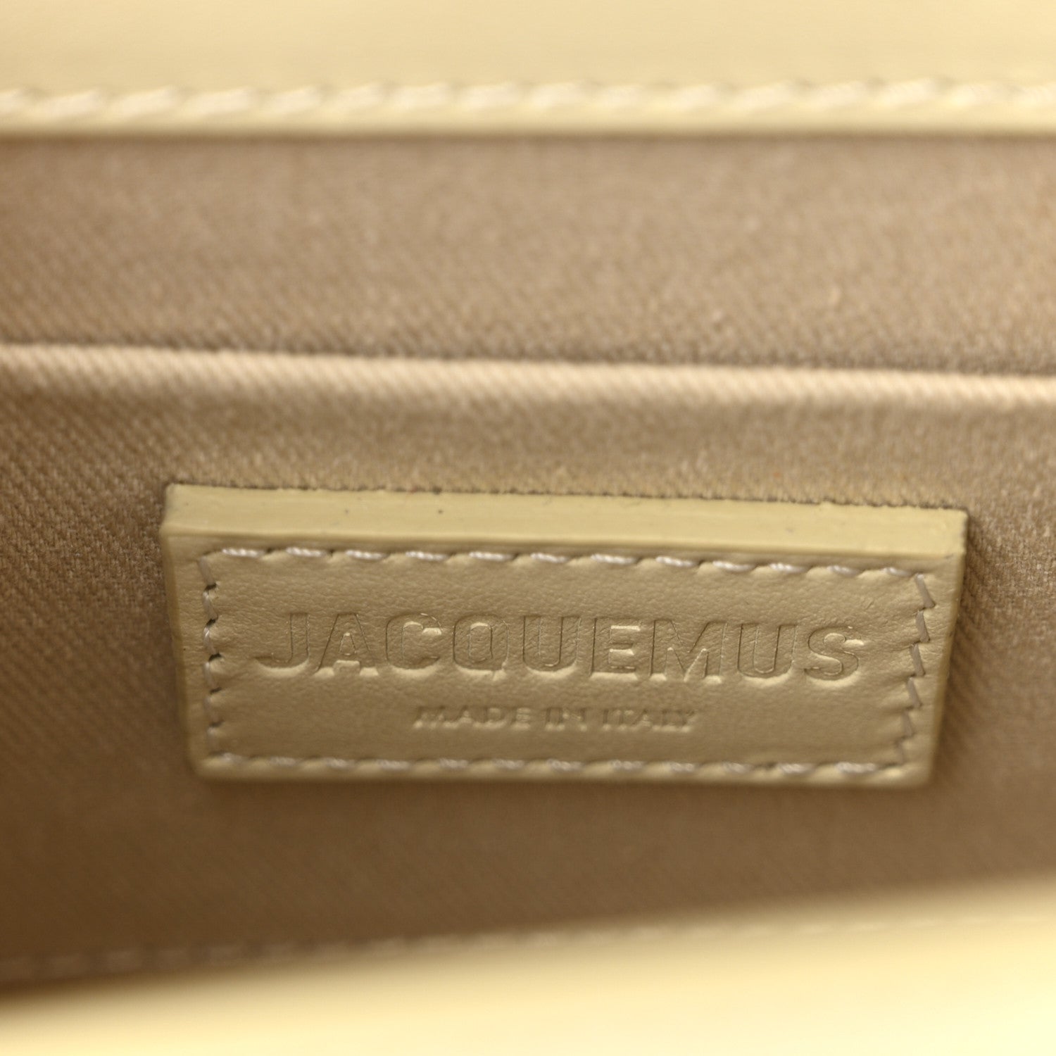 Jacquemus Smooth Calfskin Le Chiquito Moyen Light Yellow 6 of 9