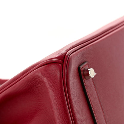 Hermes Epsom Birkin 35 Rouge Grenat 9 of 13