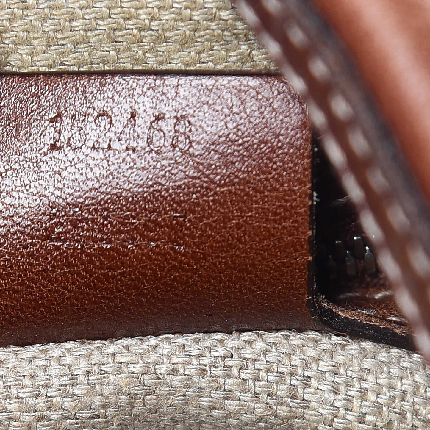 Calfskin Bamboo Horsebit Hobo Brown