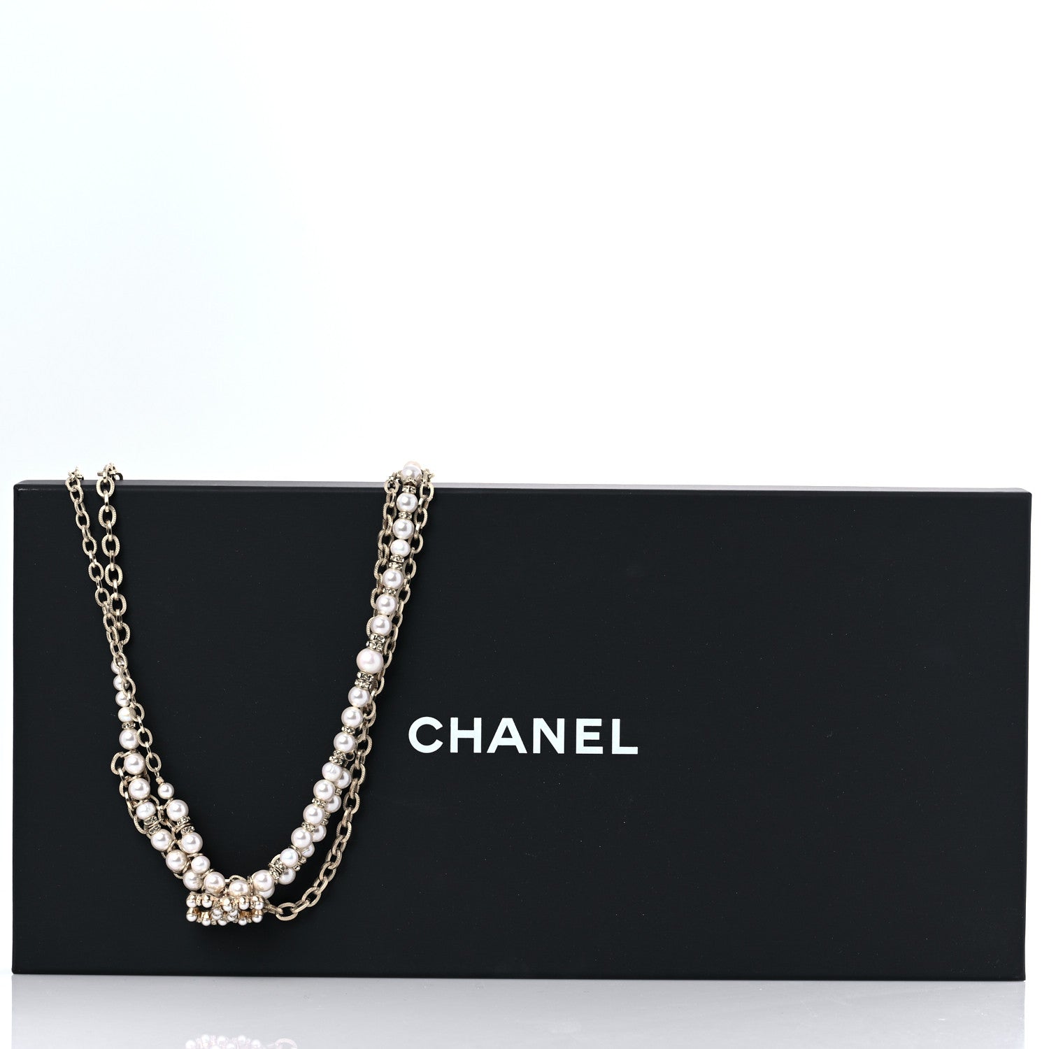 Chanel Pearl Crystal Chain CC Belt 5 of 5