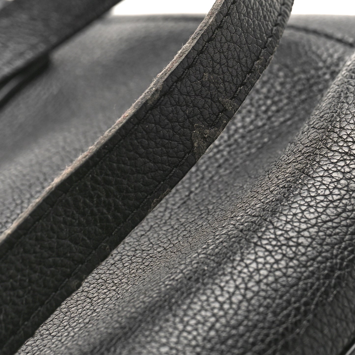 Soft Calfskin Lockme II Top Handle Black