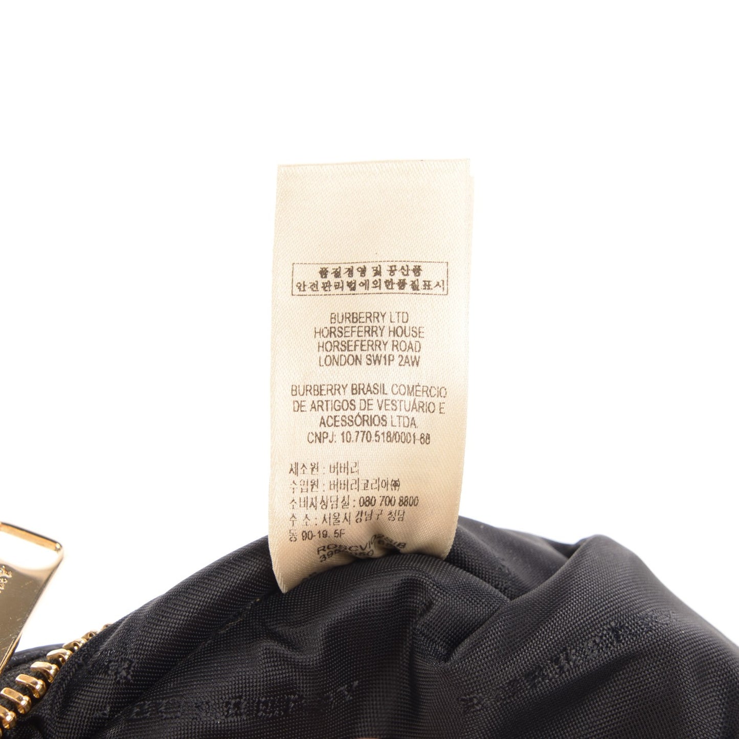 Metallic Signature Grain Calfskin Check Embossed Peyton Crossbody Clutch Bag Gold