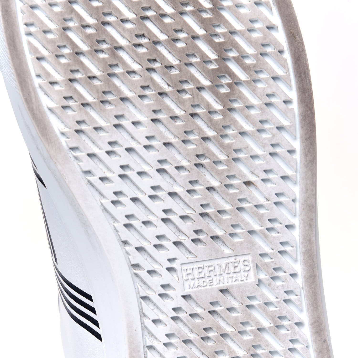 Hermes Calfskin Womens Avantage Sneakers 39 White Marine 8 of 10