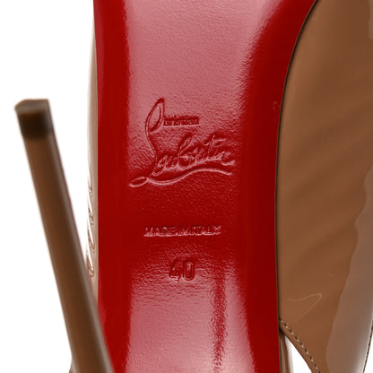 Christian Louboutin Patent Private Number 120 Pumps 40 Nude 7 of 8