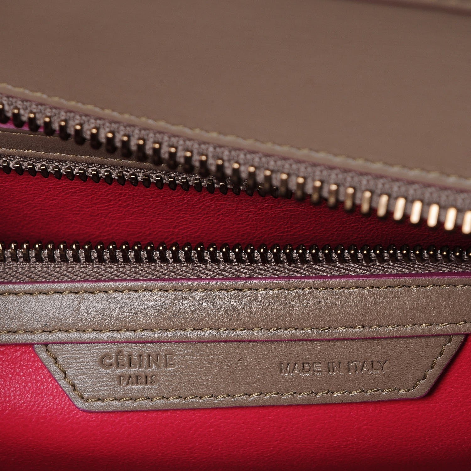 Celine Smooth Calfskin Mini Luggage Beige 6 of 7