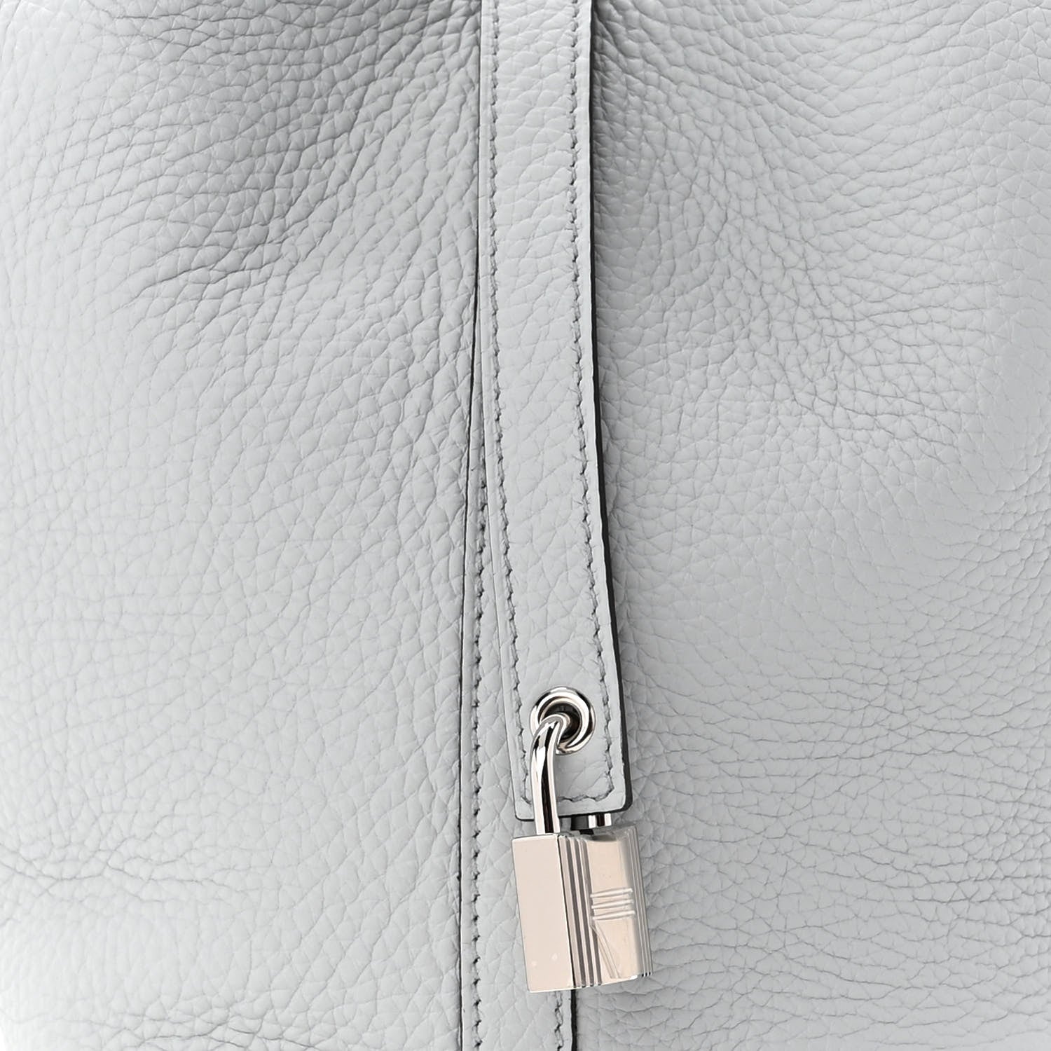 Hermes Taurillon Clemence Picotin Lock 18 PM Bleu Pale 8 of 11