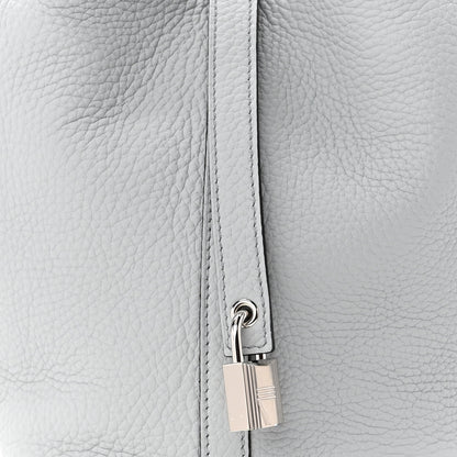 Hermes Taurillon Clemence Picotin Lock 18 PM Bleu Pale 8 of 11