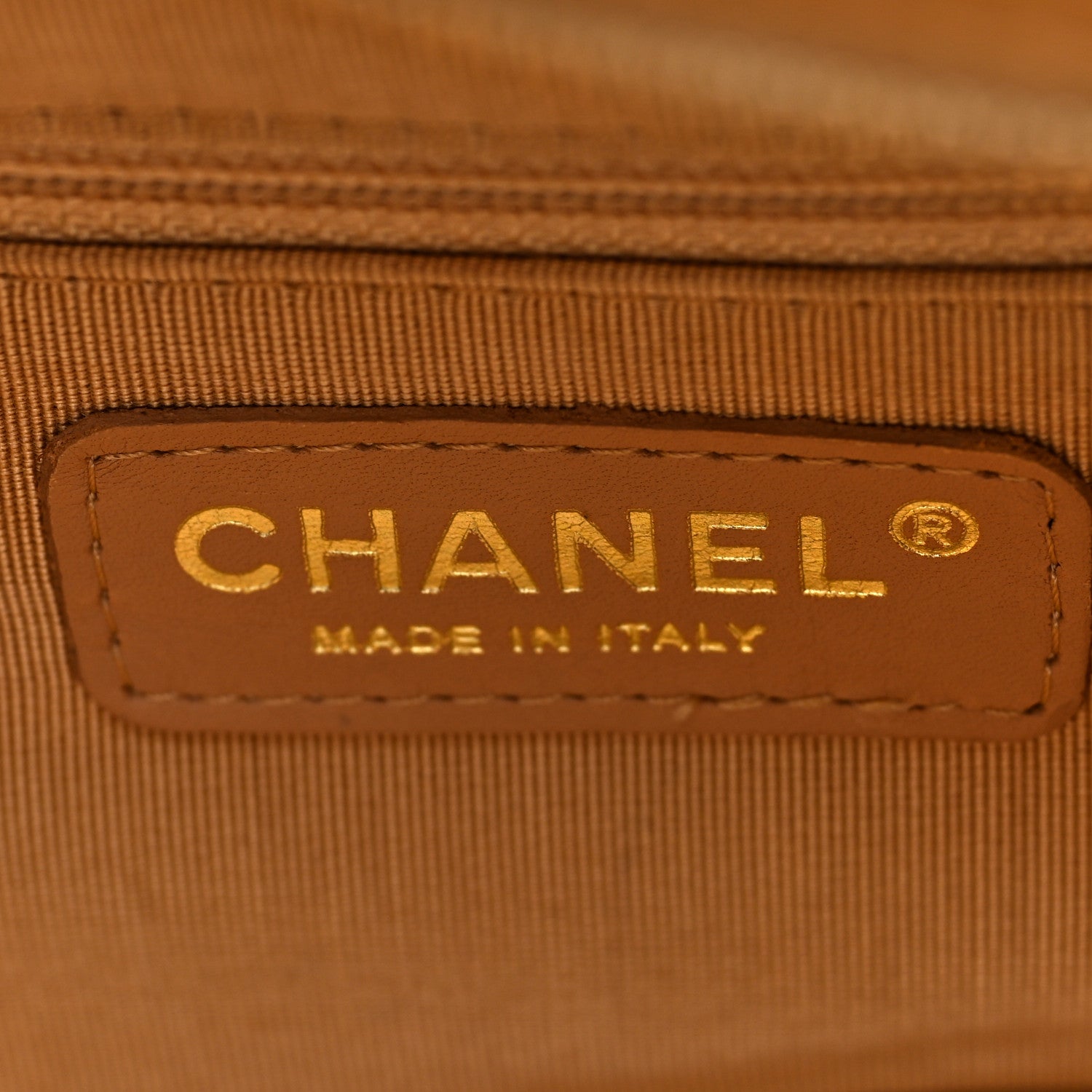 Chanel Caviar Quilted Large Bowler Bag Beige 5 of 9