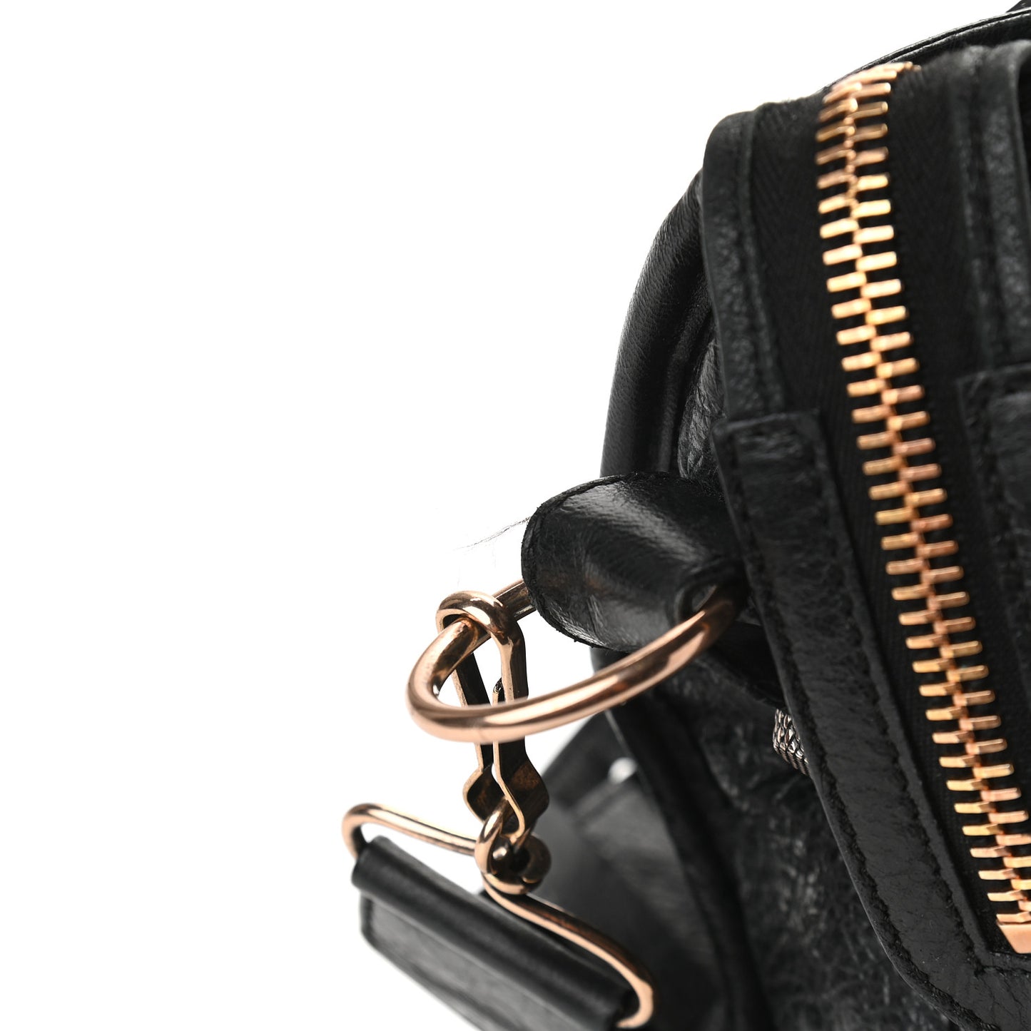 Agneau Giant 21 Rose Gold Hardware City Black