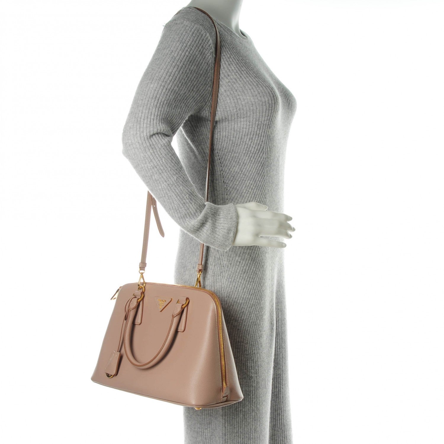 Prada Saffiano Lux Medium Promenade Tote Cammeo 2 of 9