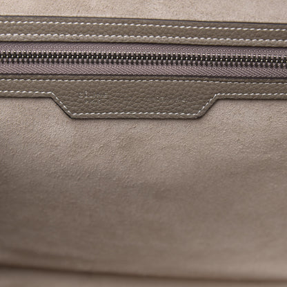 Celine Drummed Calfskin Mini Luggage Souris 6 of 11