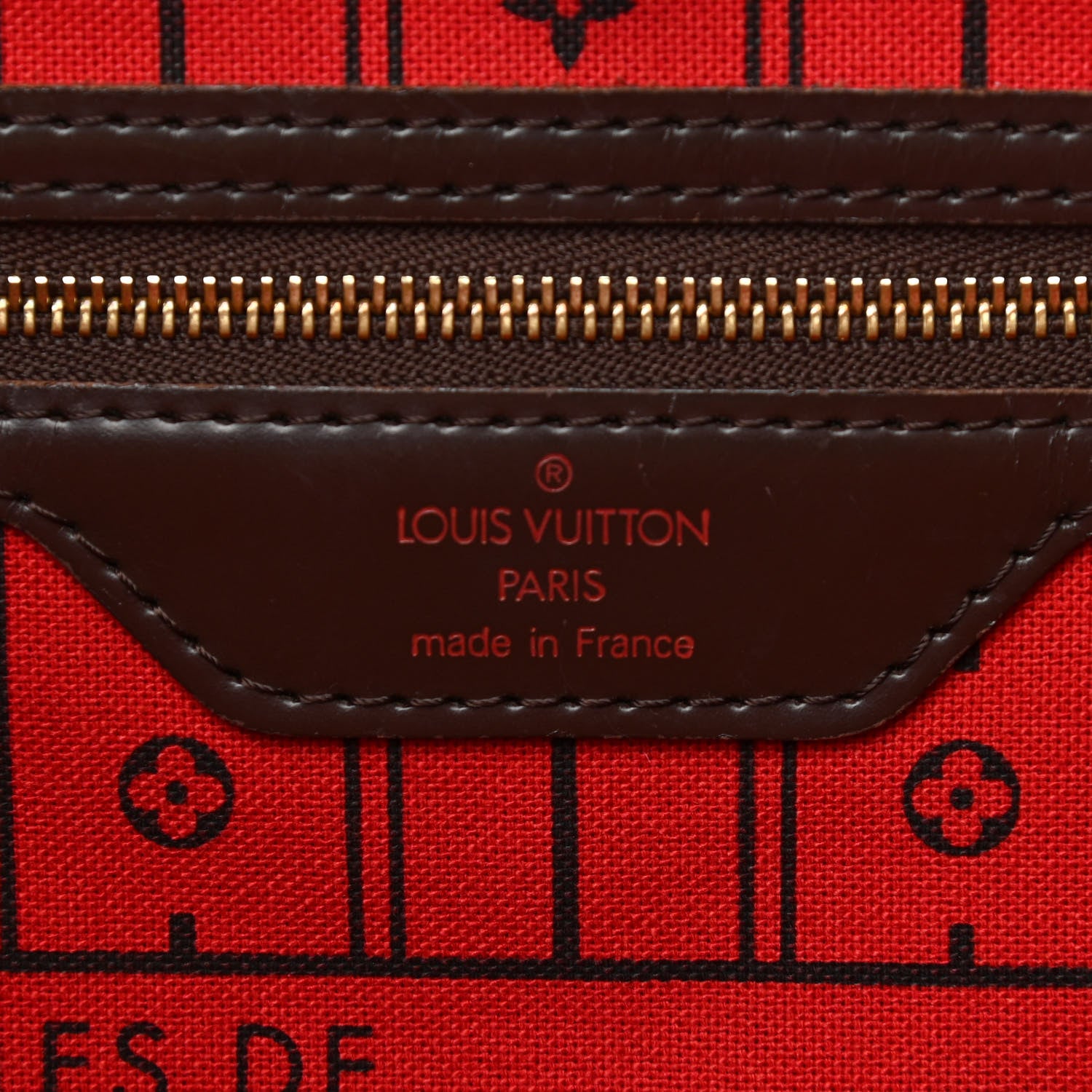 Louis Vuitton Damier Ebene Neverfull MM 6 of 14