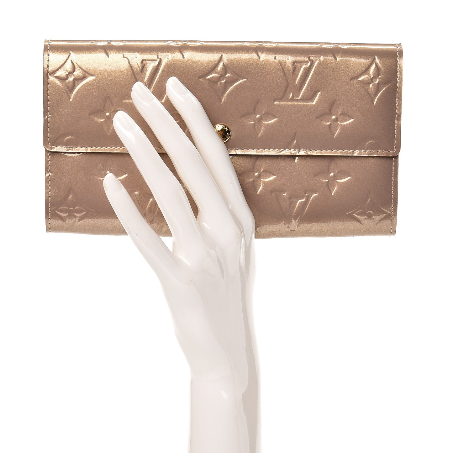Vernis Sarah Wallet Beige Poudre