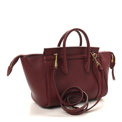 Celine Grained Calfskin Little New Luggage Syrah 3 of 9