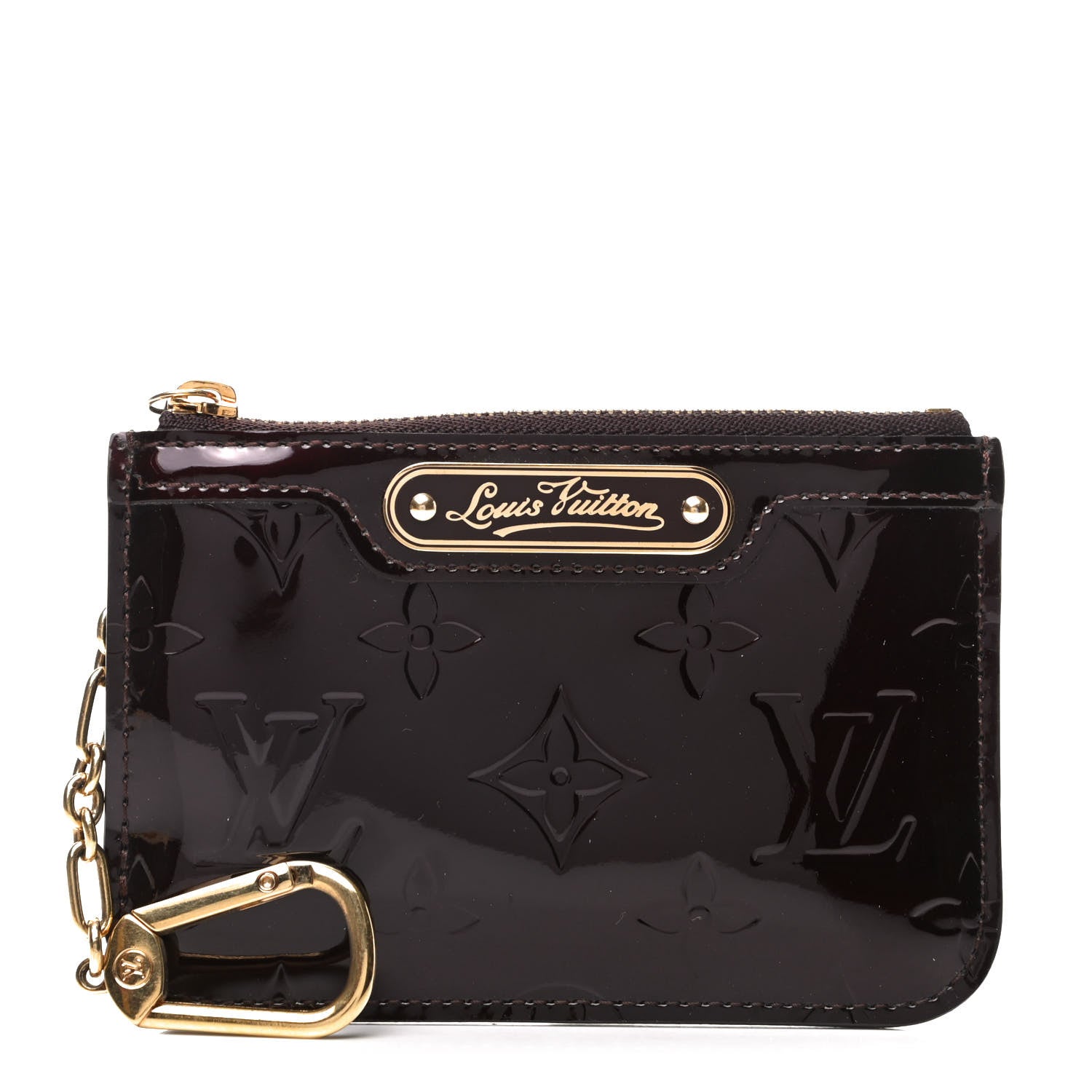 Louis Vuitton Vernis Key Pouch Amarante 1 of 6