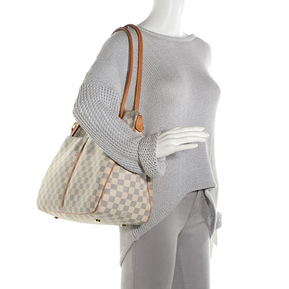 Louis Vuitton Damier Azur Figheri GM 2 of 7