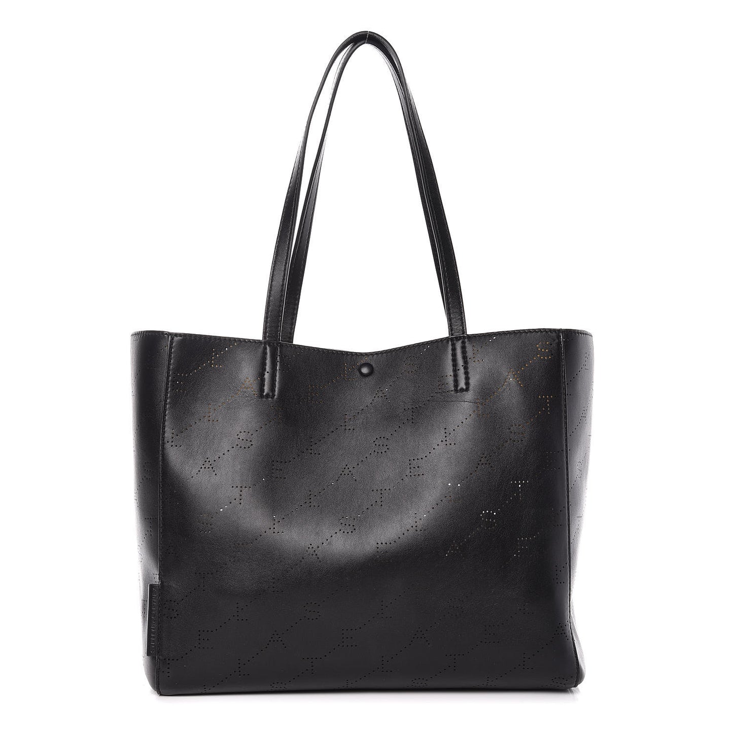 Eco Alter Nappa Perforated Logo Tote Black