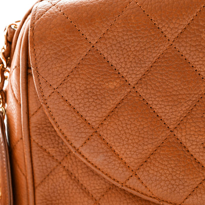 Chanel Caviar Quilted CC Camera Case Brown 14 of 17