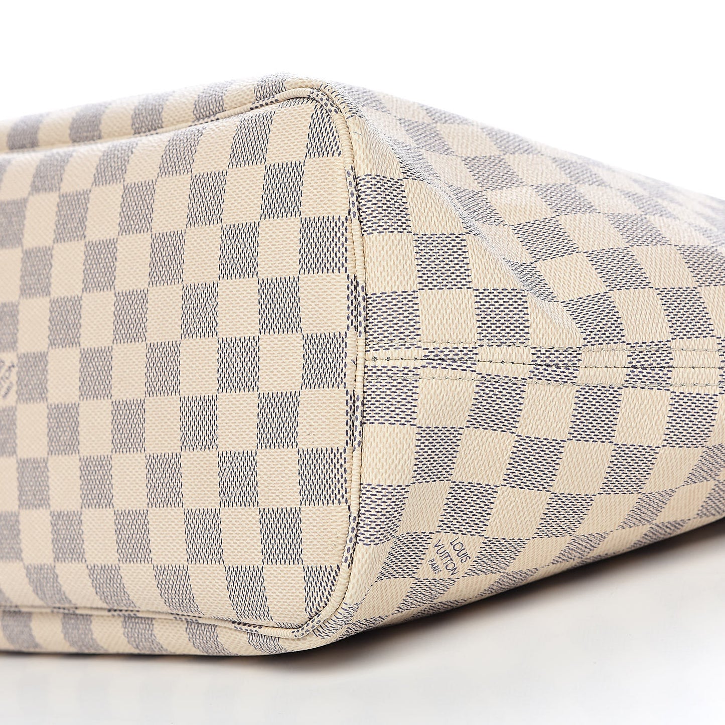 Damier Azur Neo Neverfull MM Rose Ballerine