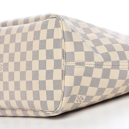 Louis Vuitton Damier Azur Neo Neverfull MM Rose Ballerine 15 of 16
