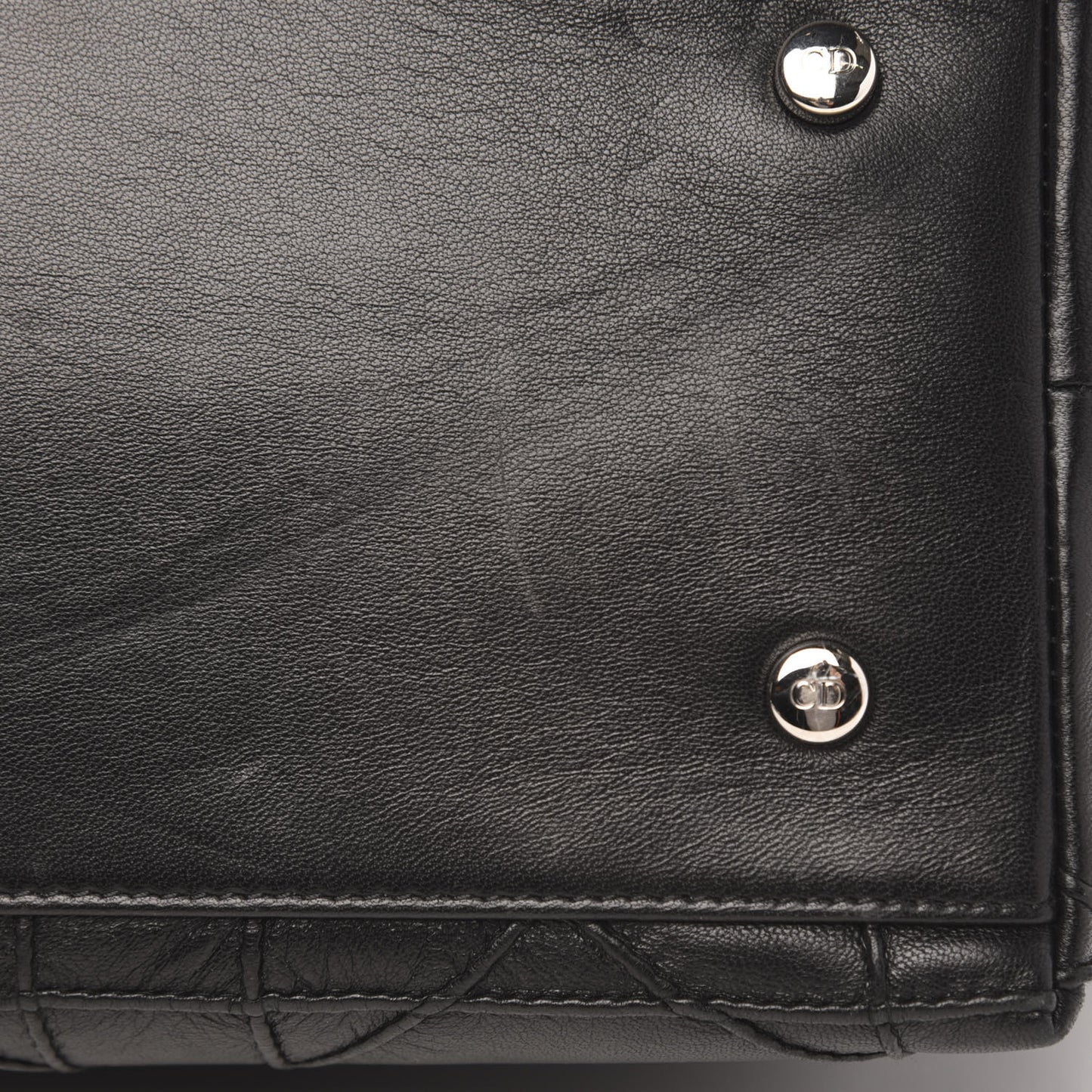 Lambskin Cannage Medium Granville Tote Black
