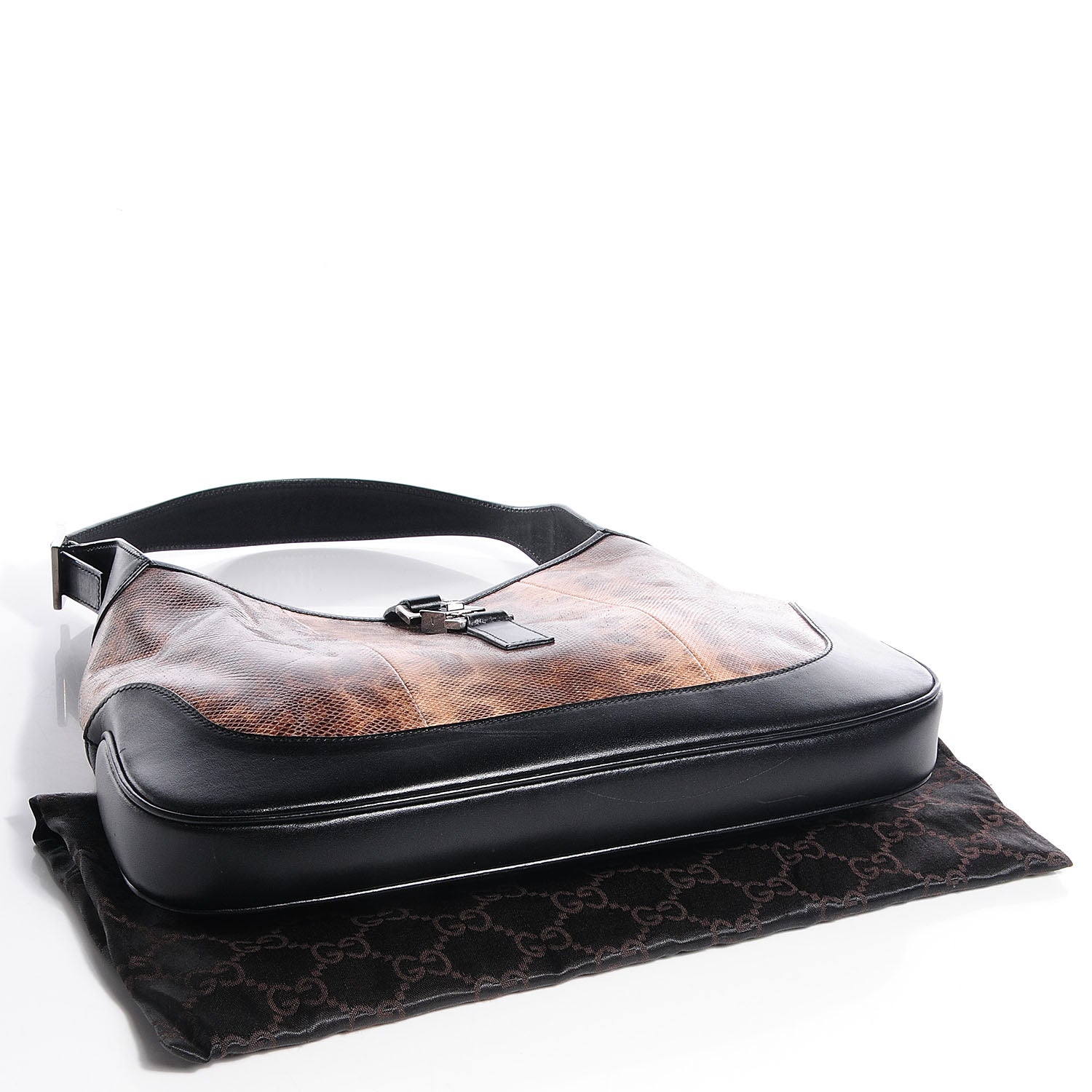 Gucci Karung Jackie O Hobo Brown 4 of 8