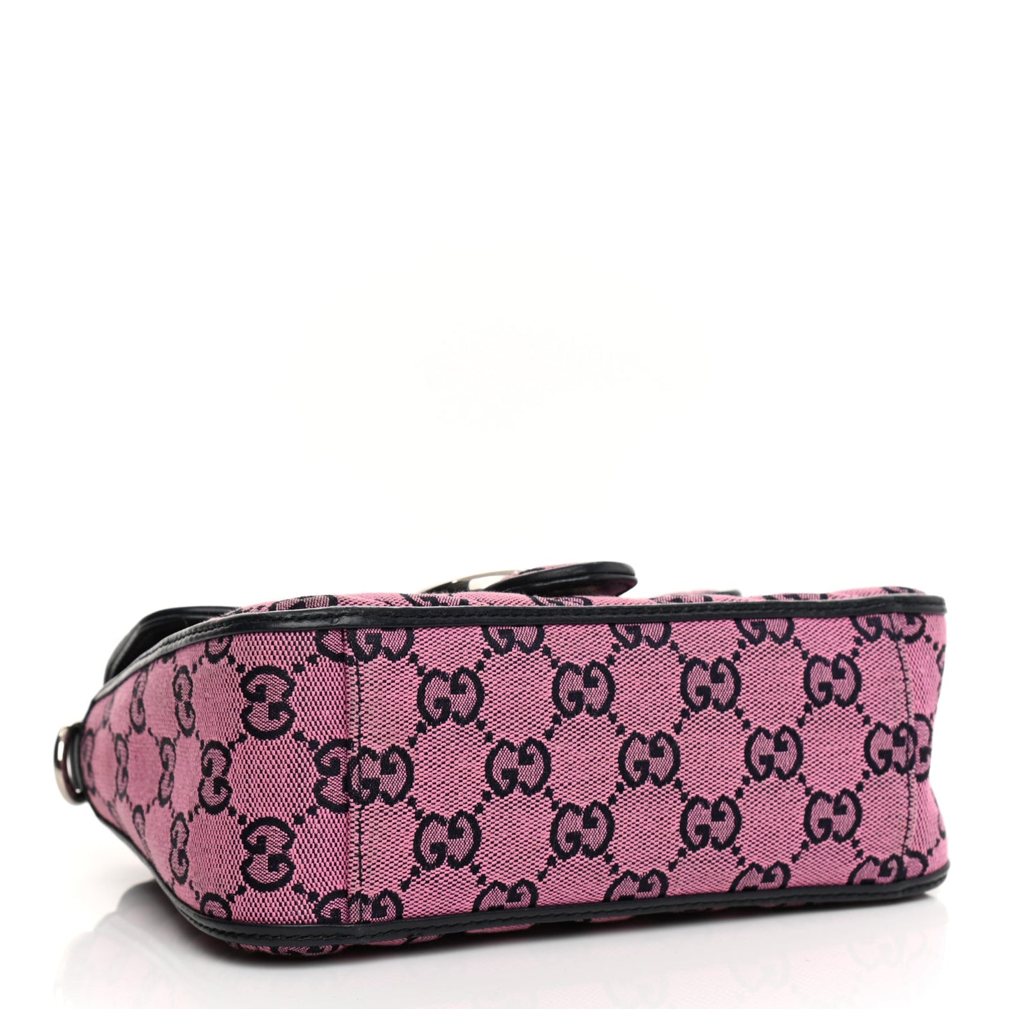 Monogram Multicolor Matelasse Diagonal Mini GG Marmont Top Handle Shoulder Bag Pink Blue