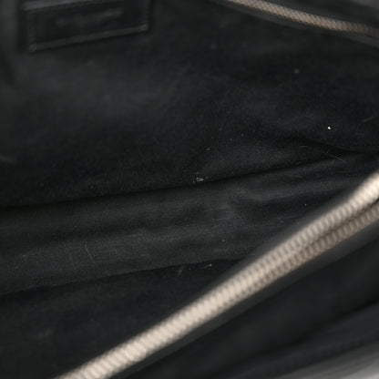 Saint Laurent Calfskin Y Quilted Monogram Large Loulou Chain Satchel Black 14 of 15