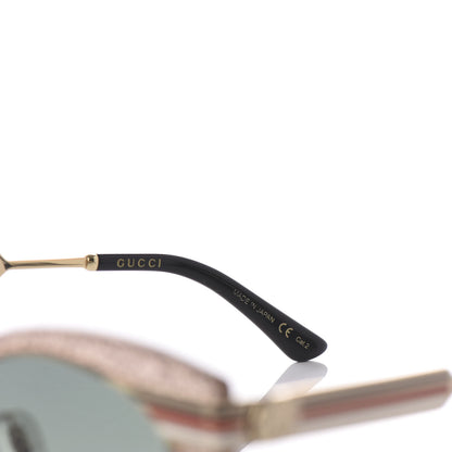 Gucci Glitter Cat Eye Sunglasses GG0283S Beige 7 of 8
