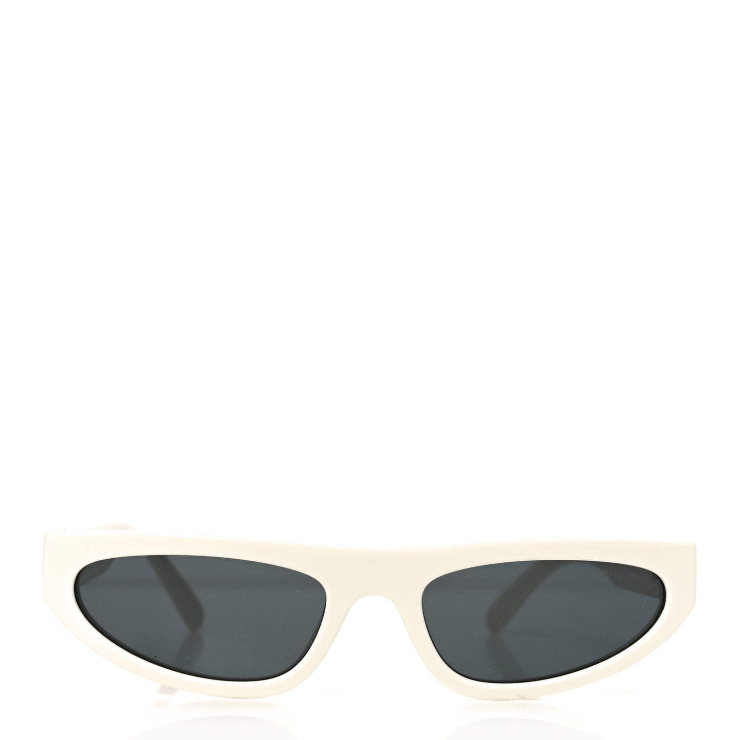 Acetate Glimpse Cat Eye Sunglasses SMU 07Z White