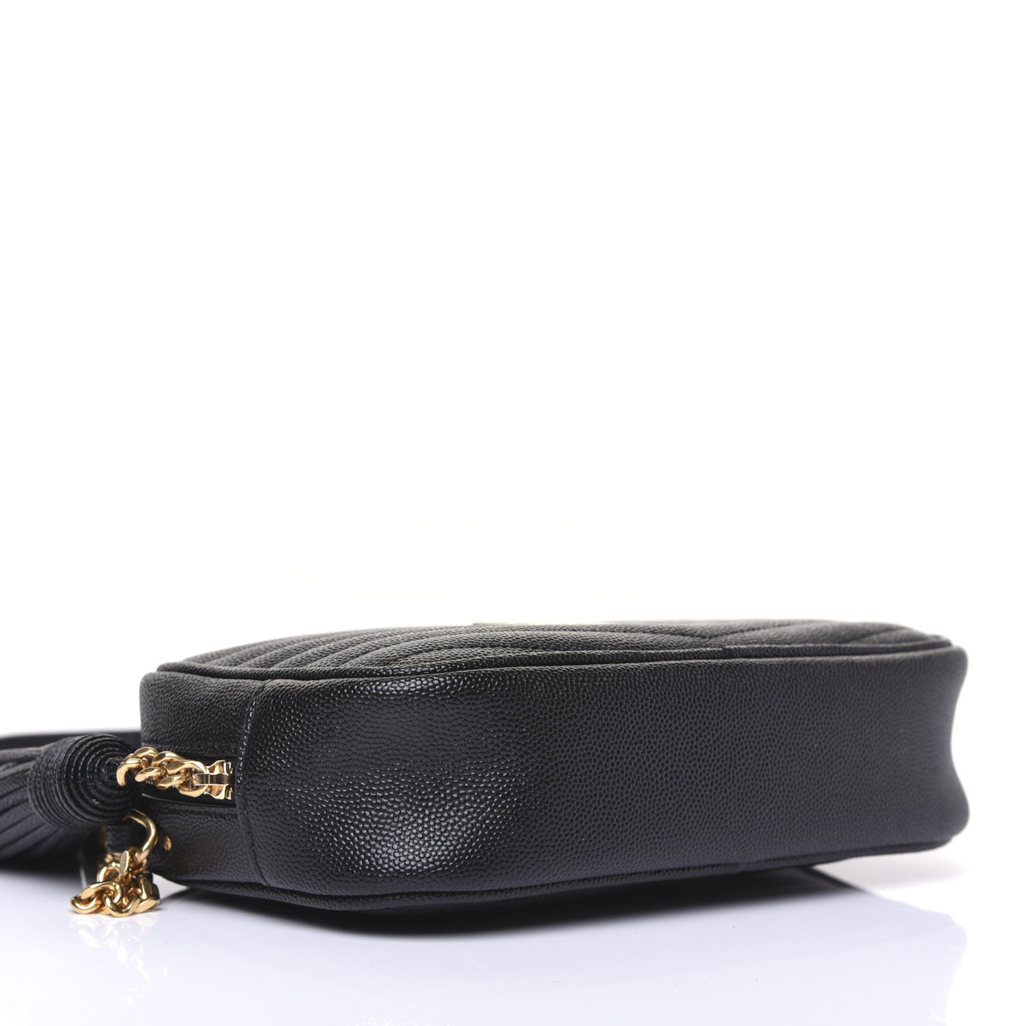 Grain De Poudre Matelasse Monogram Mini Lou Camera Bag Black