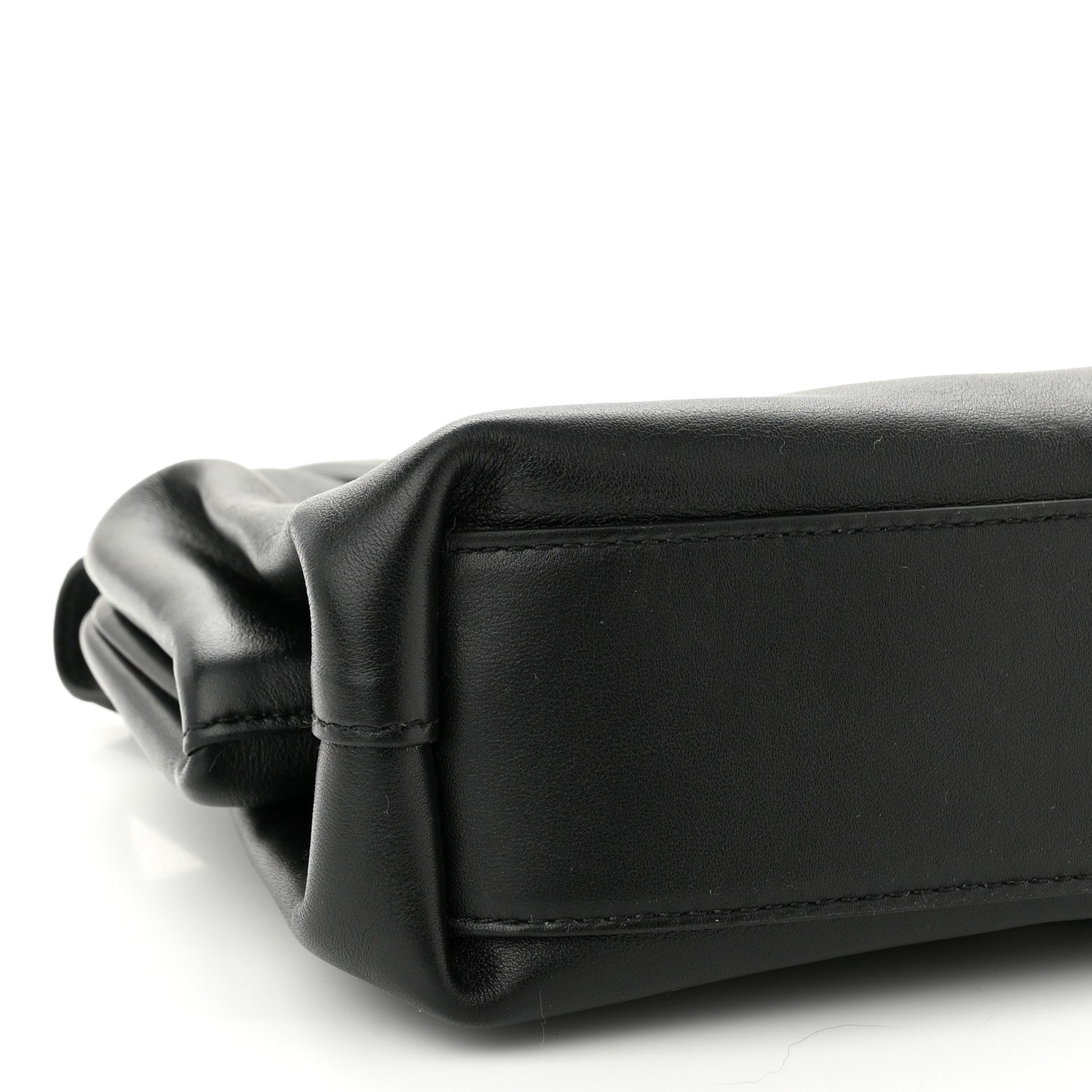 Bottega Veneta Calfskin Small The Point Triangle Bag Black 8 of 9