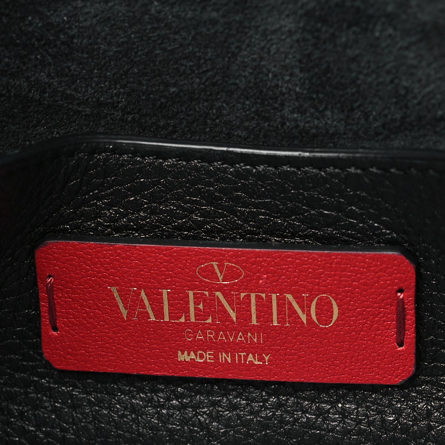 Pebbled Calfskin Mini Rockstud Crossbody Bag Black