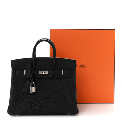 Hermes Togo Birkin 25 Black 11 of 11
